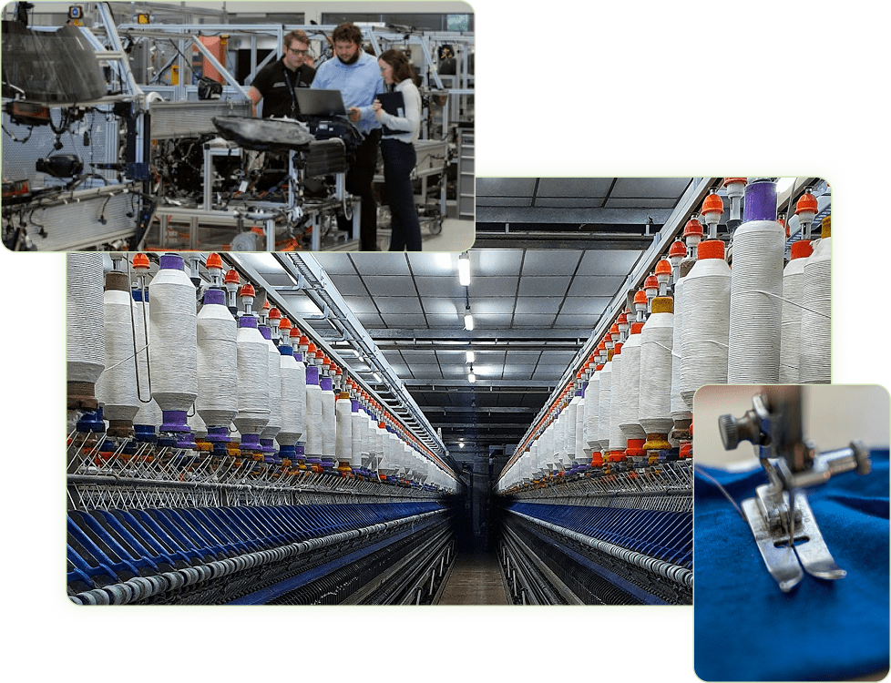 textiles factory montage